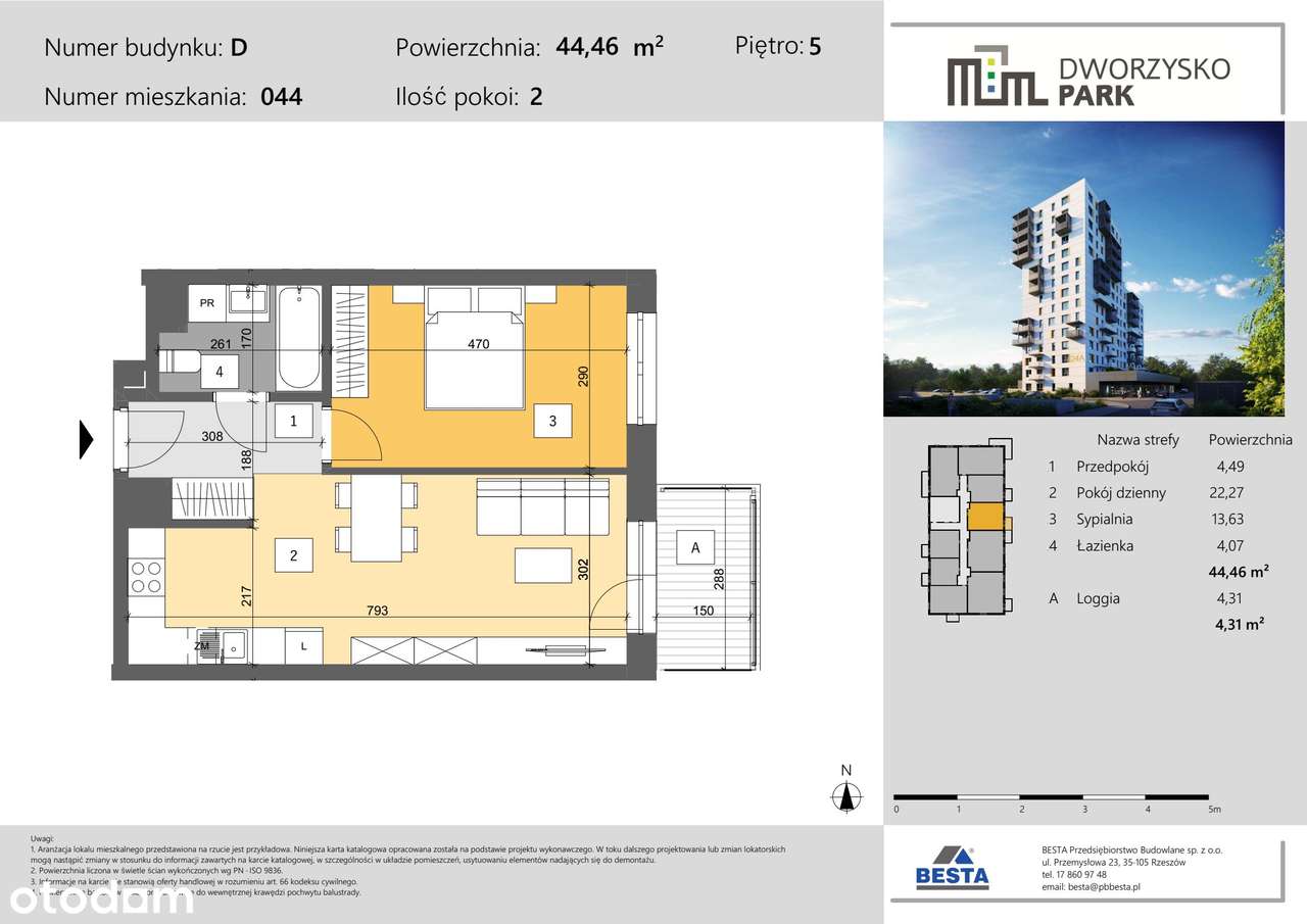 Dworzysko Park | nowe mieszkanie D_044 - Pełny obrazek: 2/9