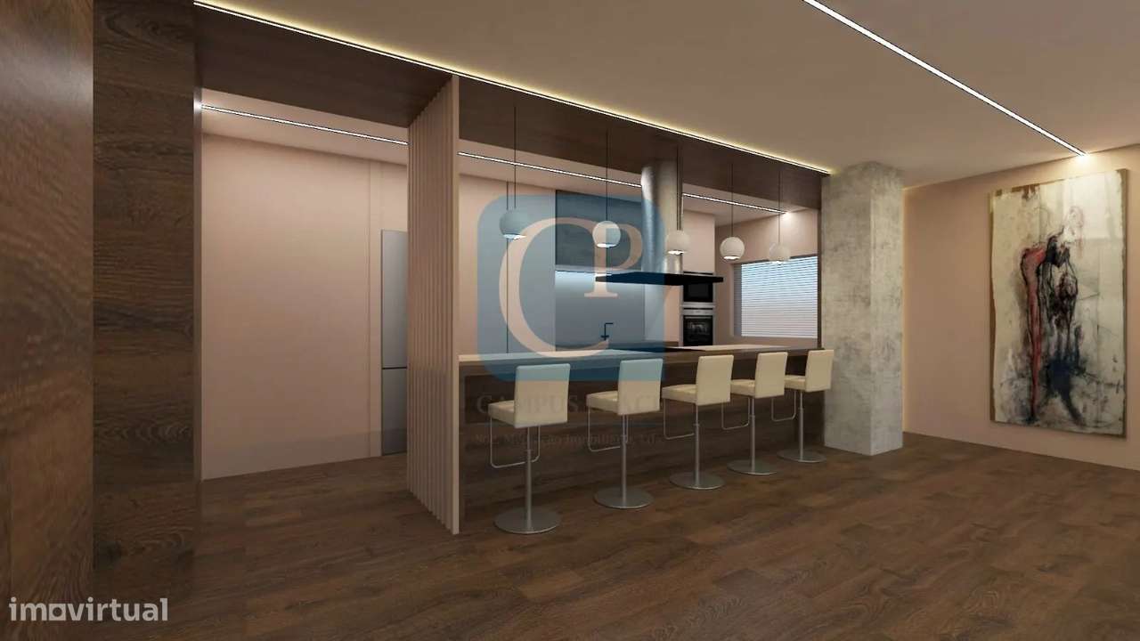 Apartamento T1 em construção no Empreendimento Campus Prestige-7