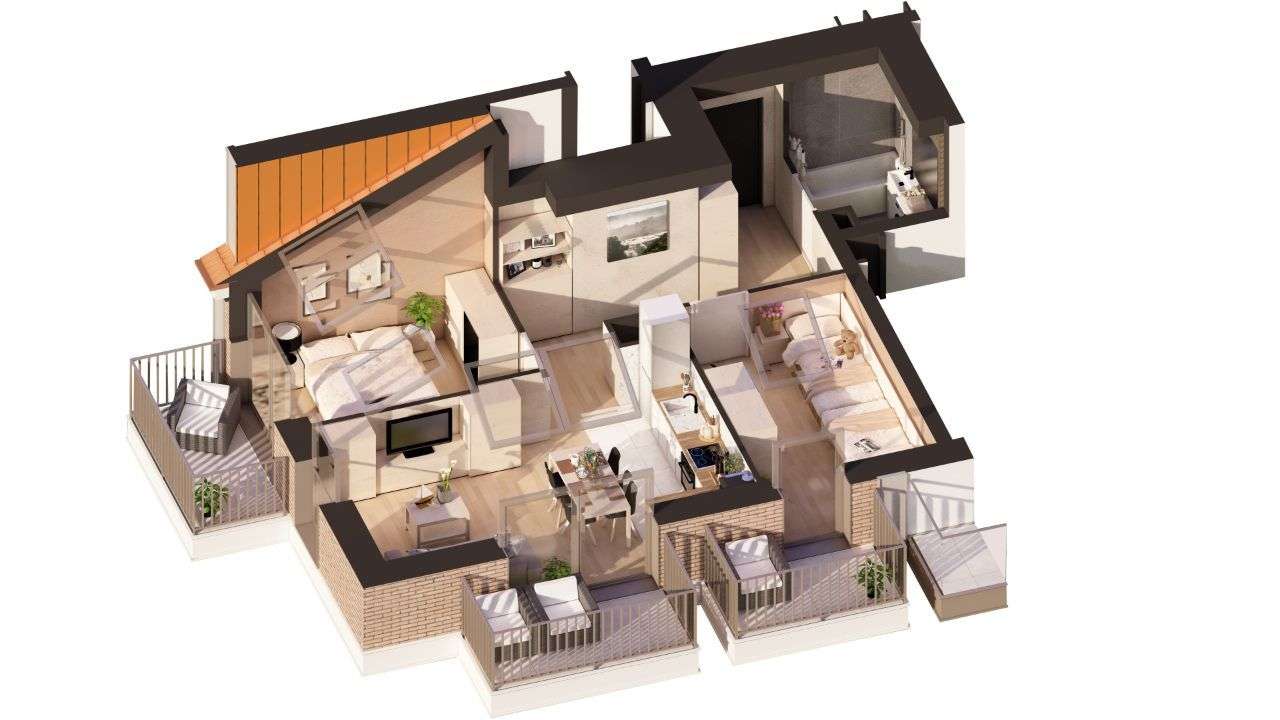 Apartament 54 m² w Pucku- wyjątkowa lokalizacja przy molo nad Zatoką! - Pełny obrazek: 2/9