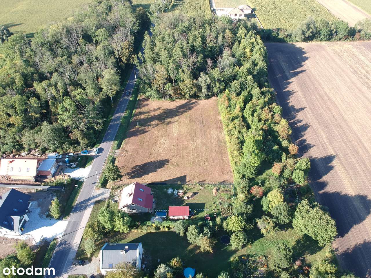 Cudowna działka budowalana 23a + prywatny las 60a | gmina Żórawina - Pełny obrazek: 4/6