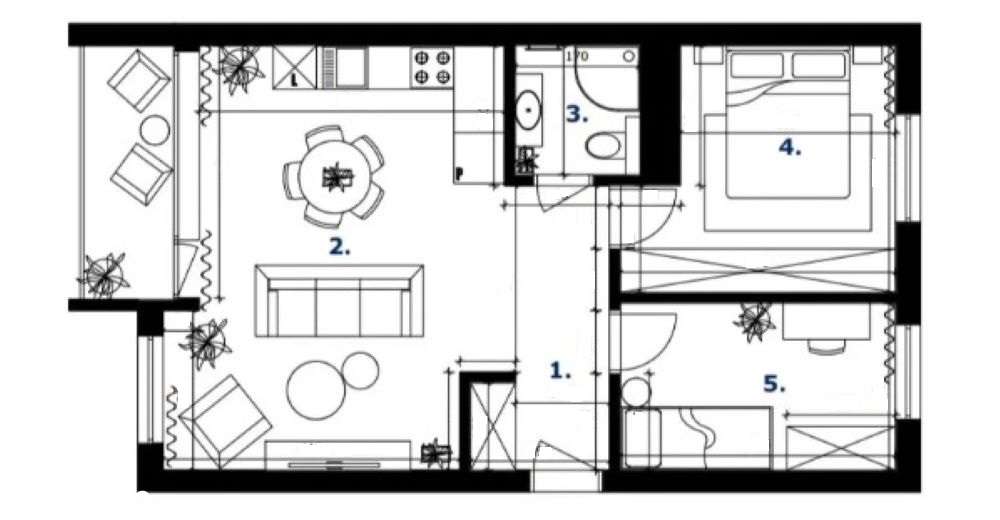 3 Pokojowe mieszkanie z balkonem po remoncie- Młodzianów-12