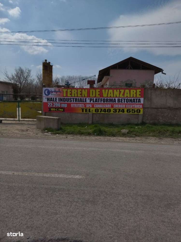 ID 9030 Teren industrial cu hale * Str Bacului - Imagine principală: 1/8
