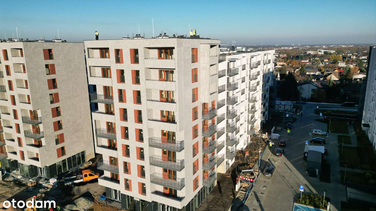 Gotowe 2 pokoje | Widok na panoramę Krakowa |  Duży Balkon 10 m2-11