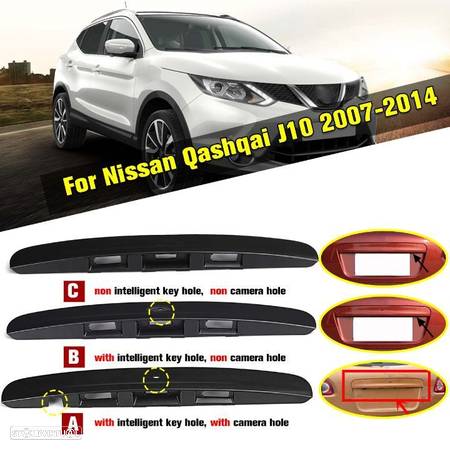 Puxador porta da mala Nissan Qashqai  J10 2006-2014  NOVO - 1