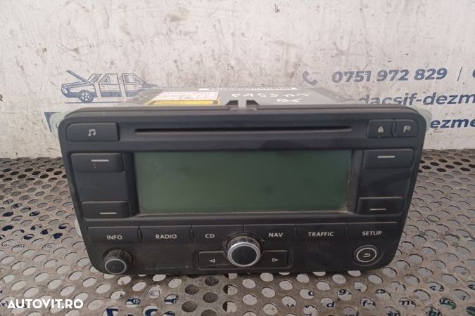 RADIO CD PLAYER 2 MODELE 1K0035191C / 1K0035191D MX 1253 Volkswagen Passat B6  [din 2005 pana  2010 - 1