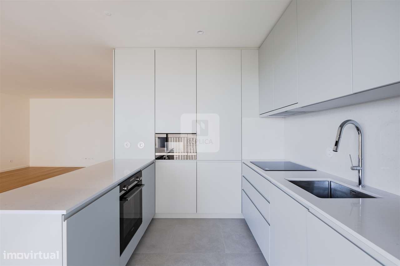 T3 com Varanda Vistas Mar Canidelo | T3 Gaia | Apartamento Le Parc-13