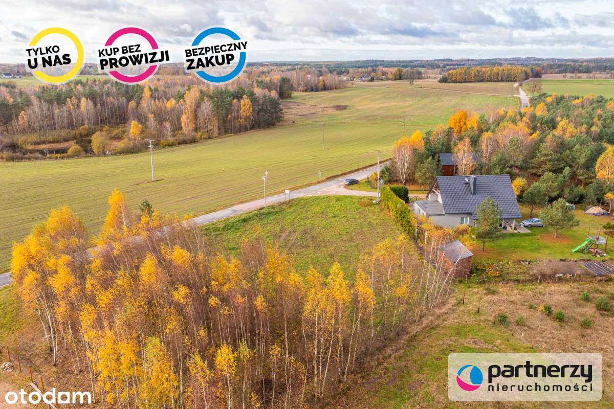 działka w Dąbrowie, gm. Stężyca, ob. Łosienice - Pełny obrazek: 5/17