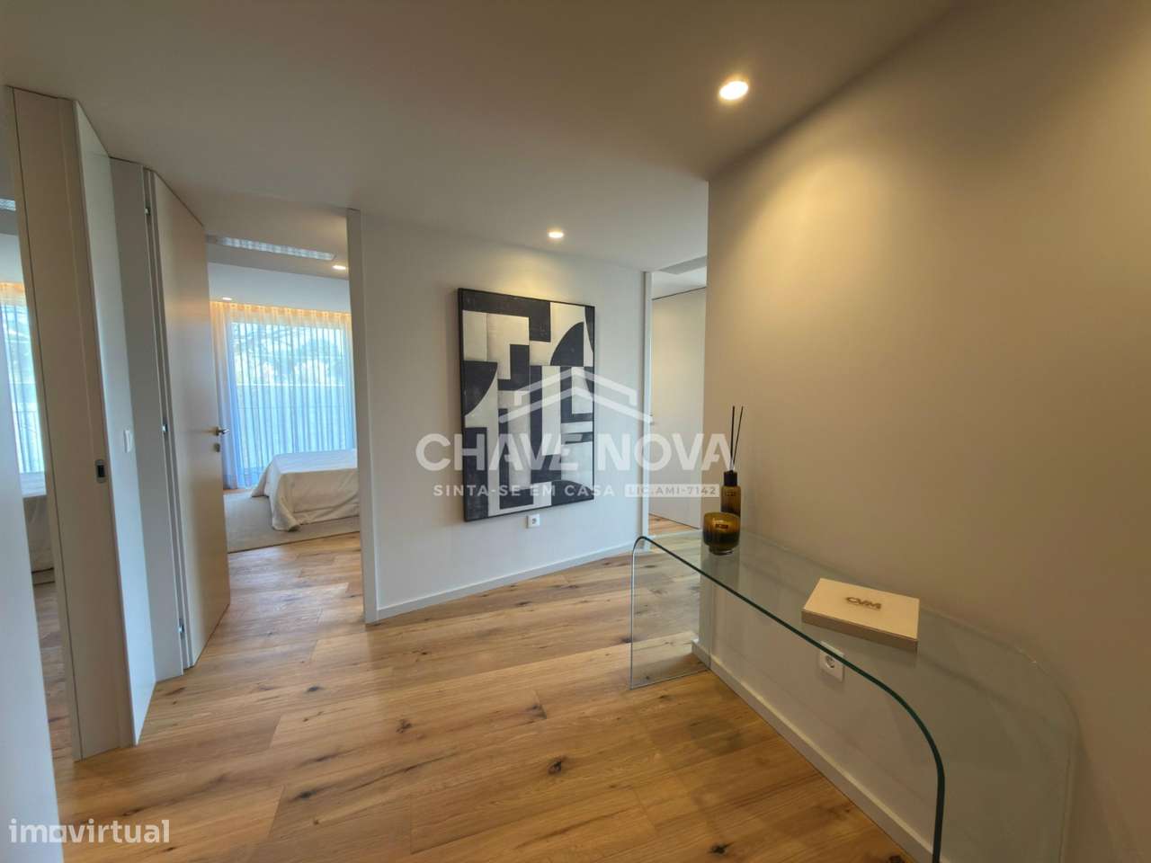 Apartamento T3 São Félix da Marinha Vista Mar Garagem Box 2 Carros-12