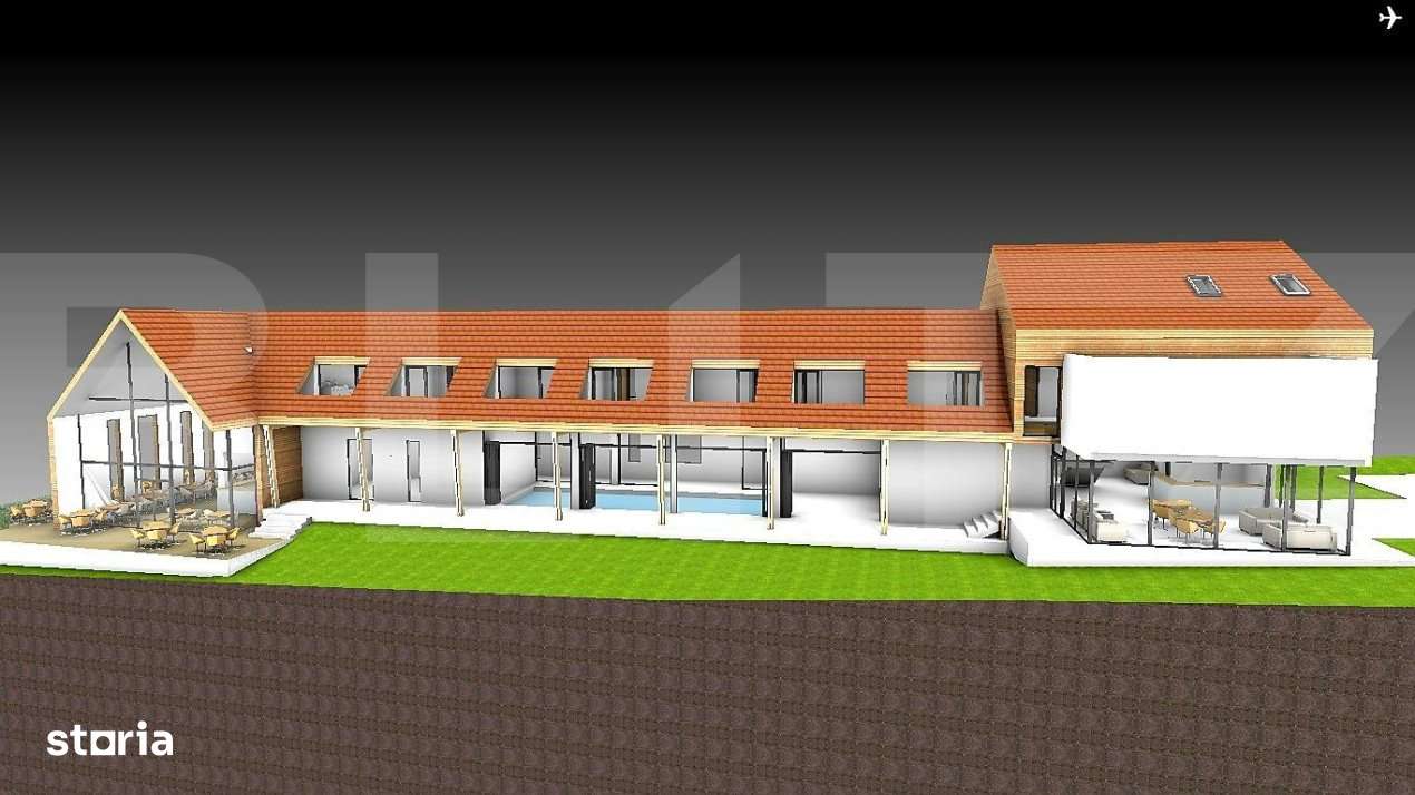 Teren intravilan cu suprafata de 1763 mp, cu autorizatie de constructi - Imagine principală: 3/5