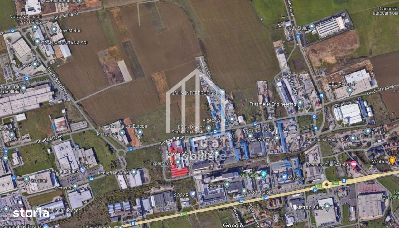 Teren de vanzare intravilan în Sibiu, zona industrială vest, 7000mp