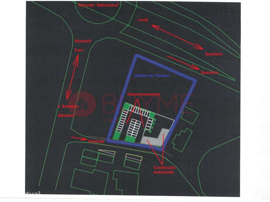 Terreno Rústico com PIP em Localização Estratégica - Quarteira - Grande imagem: 3/6