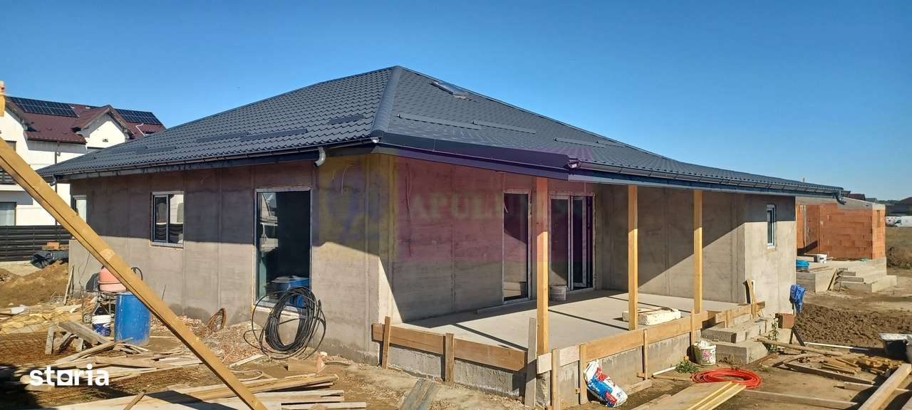 Săbăreni, casă parter 4 camere, CT, terasă, pivniță, teren 478 mp - Imagine principală: 4/5