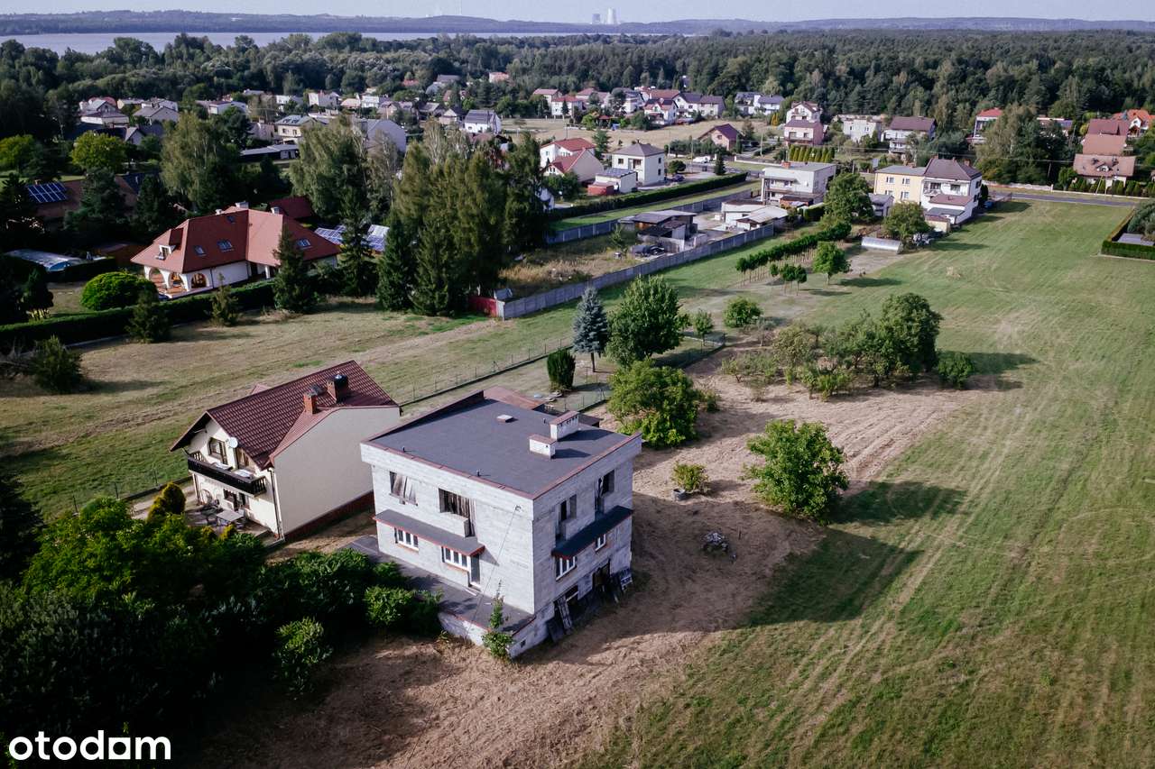 Dom w stanie surowym na działce 56 arów | Dwa wjazdy | Podział-2