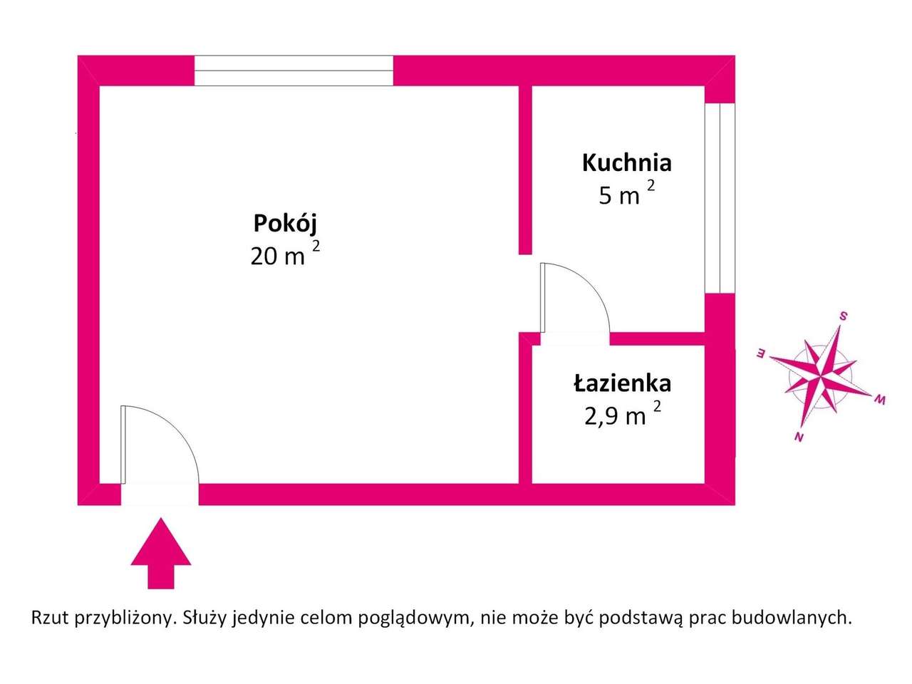 Klimatyczna kawalerka w Konstancinie-Jeziornie - Pełny obrazek: 5/6