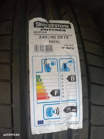 Anvelope noua vara 245/40 ZR19 BRIDGESTONE Potenza RE050A 98Y XL - 1