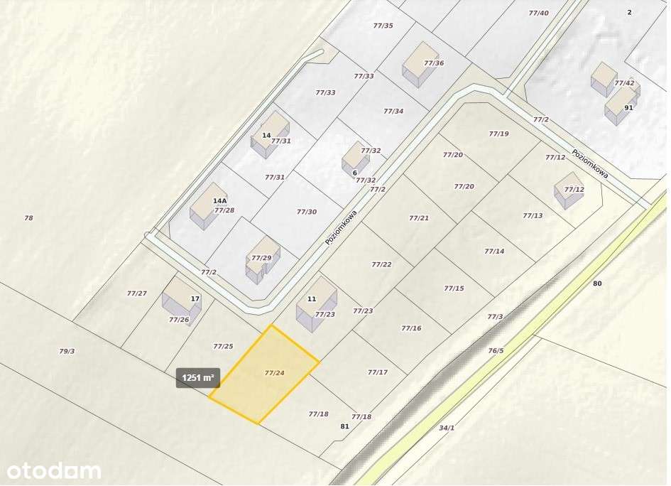 Działka budowlana Sopieszyno 1250 m2