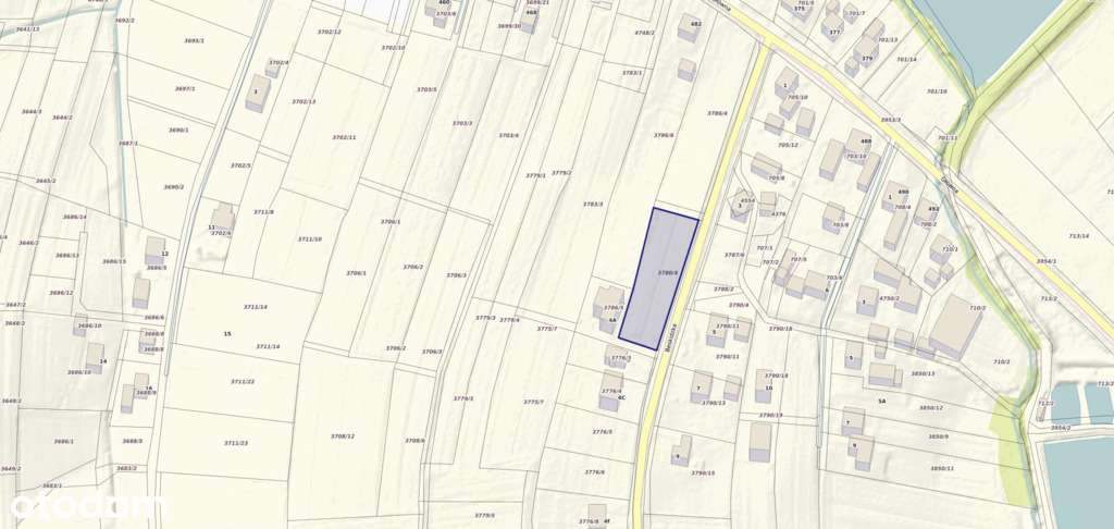 Przestronna,  26 arowa  działka budowlana w Osieku-5