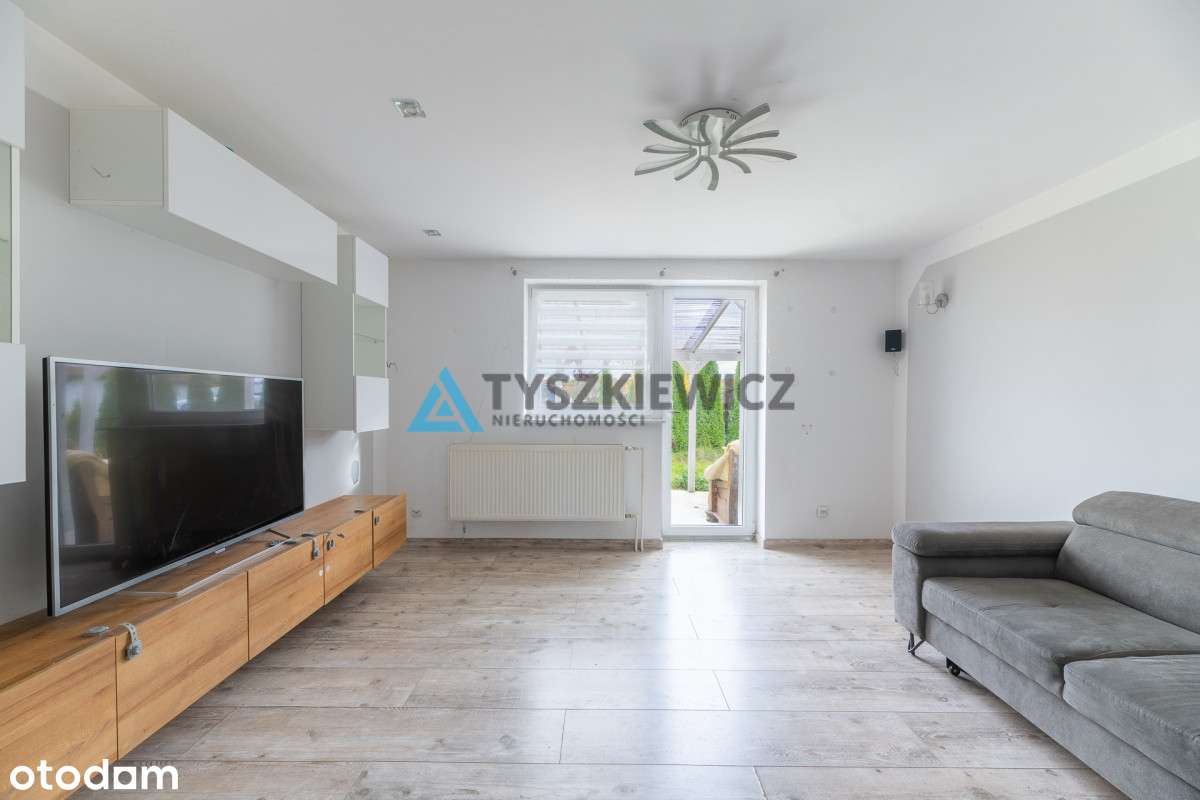 Dom w zabudowie bliźniaczej z ogrodem i sadem-7