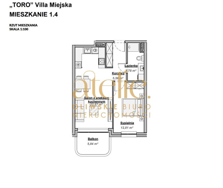 Mieszkanie w stanie deweloperskim-Akademia Morska - Pełny obrazek: 2/6