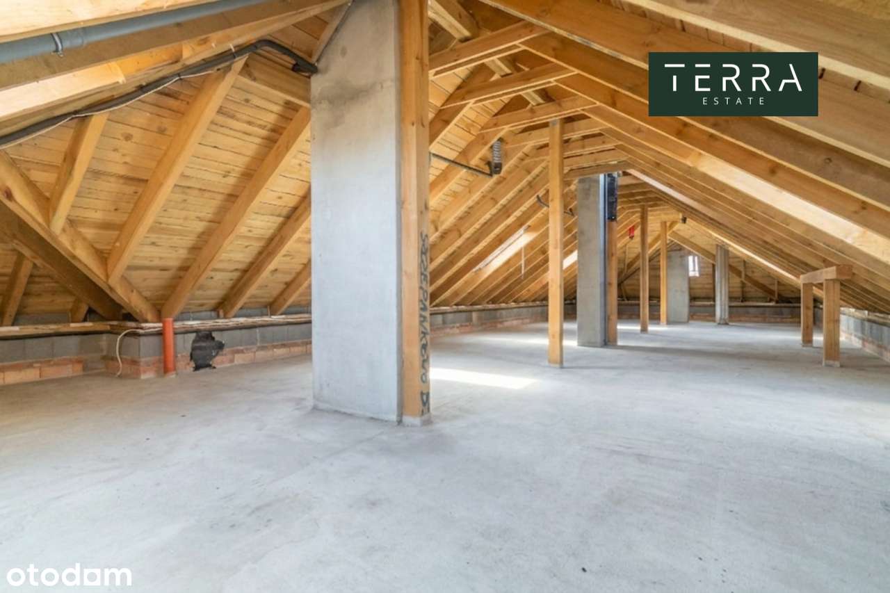 Parterowy dom z poddaszem do aranżacji – Oaza spokoju | 60m² tarasu-16
