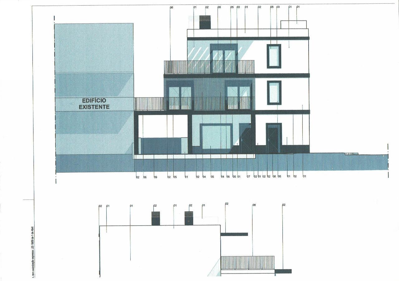 Lote de Moradia 3 Frações, com Projeto Aprovado