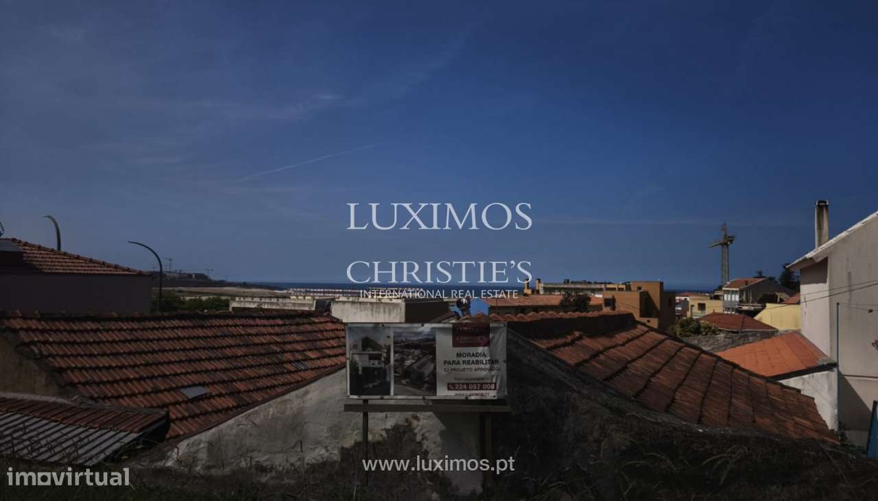 Moradia para reabilitar com vistas de rio à venda na Foz Velha, Porto - Grande imagem: 4/10