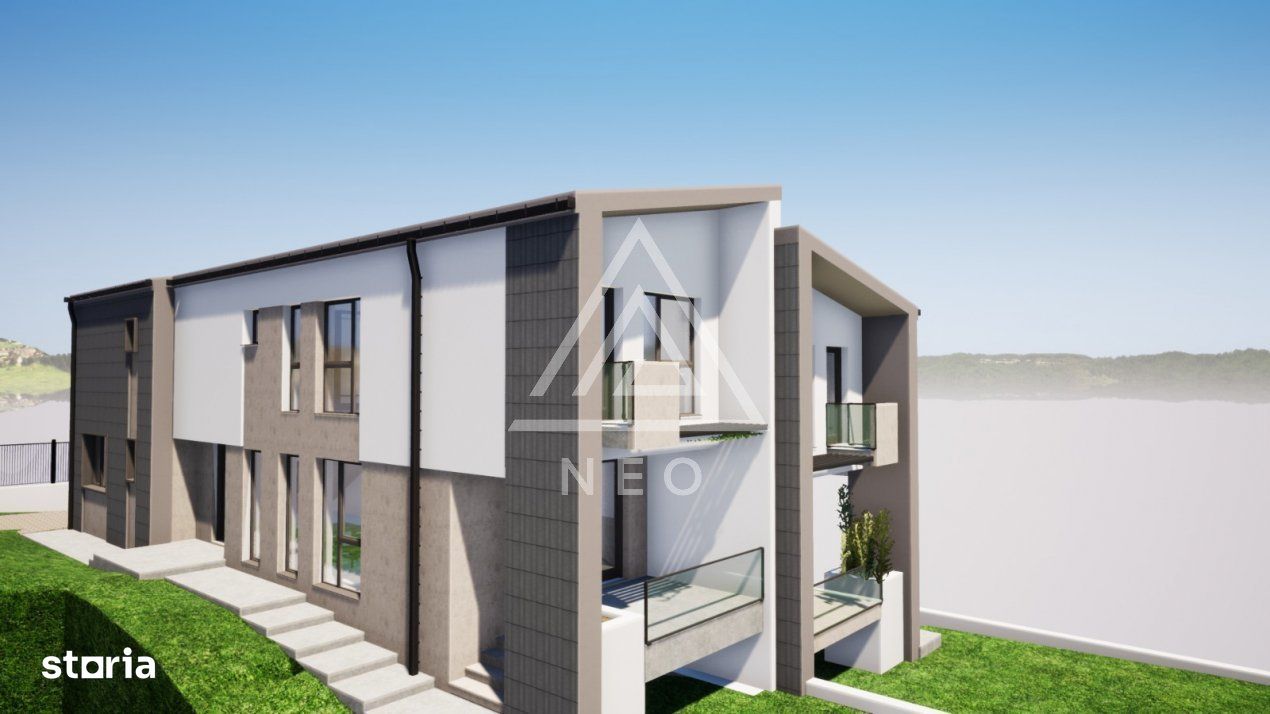 Unitate de duplex cu arhitectura moderna si gradina - Voronet !