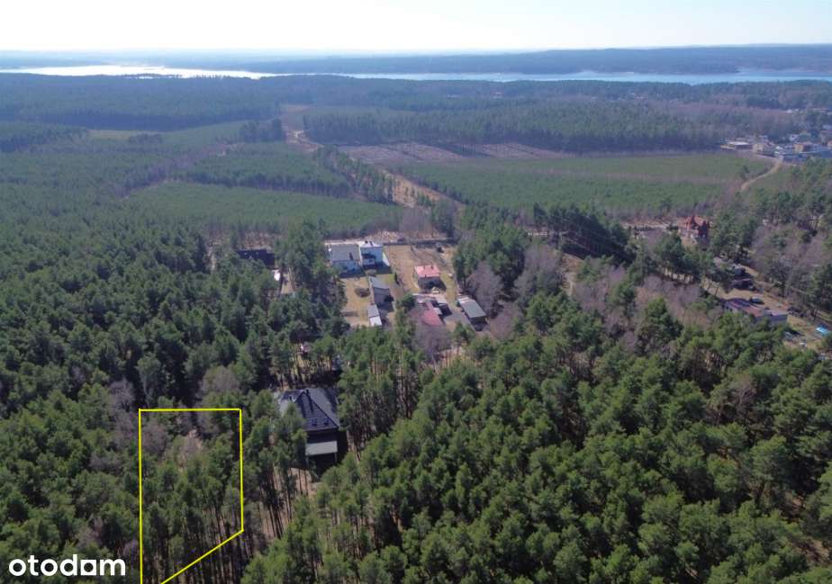 Działka budowlana z własnym lasem blisko jeziora-3