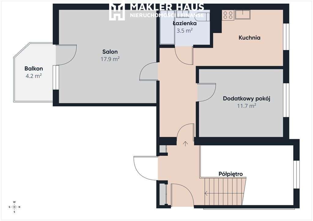 2-pokojowe mieszkanie. Szpitalna. Suwałki-1