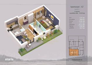 Apartament superb cu 2 camere si gradina I Giroc - Imagine principală: 5/5