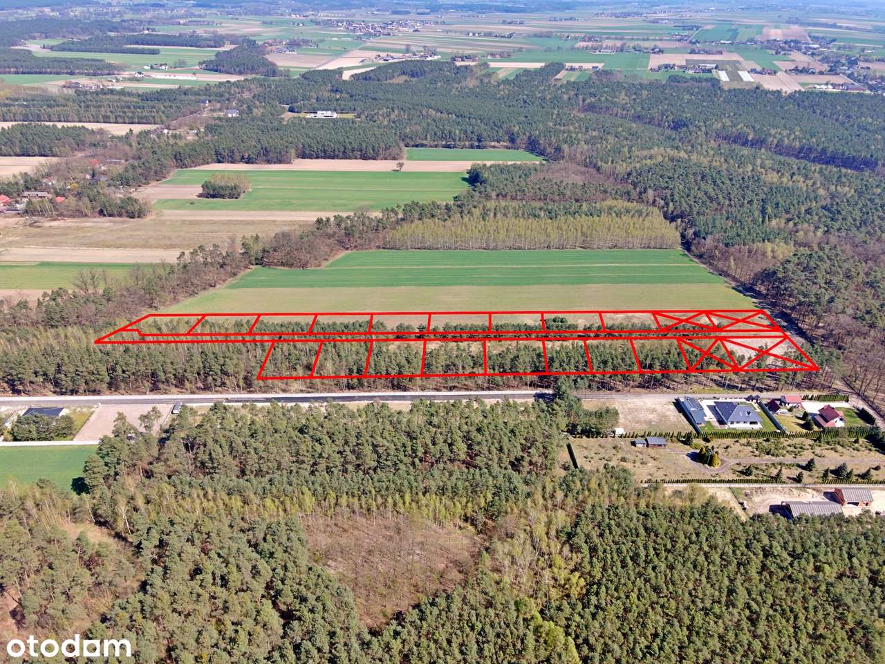 Działki budowlane pod lasem – Młynisko gm. Koźminek-9