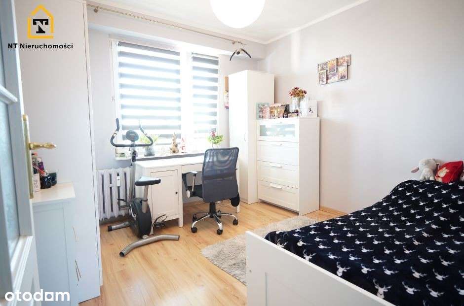 Trzypokojowe mieszkanie z balkonem loggia - os. Niepodległości.-4