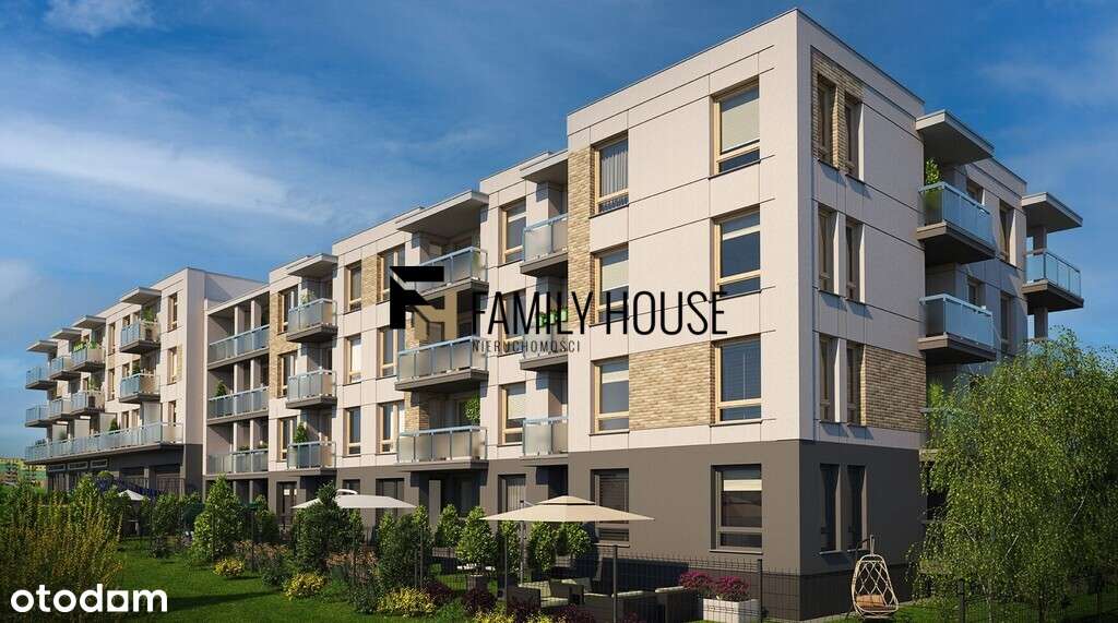 Rezydencja Żeromskiego 50,91m² Centrum Miasta - Pełny obrazek: 5/7