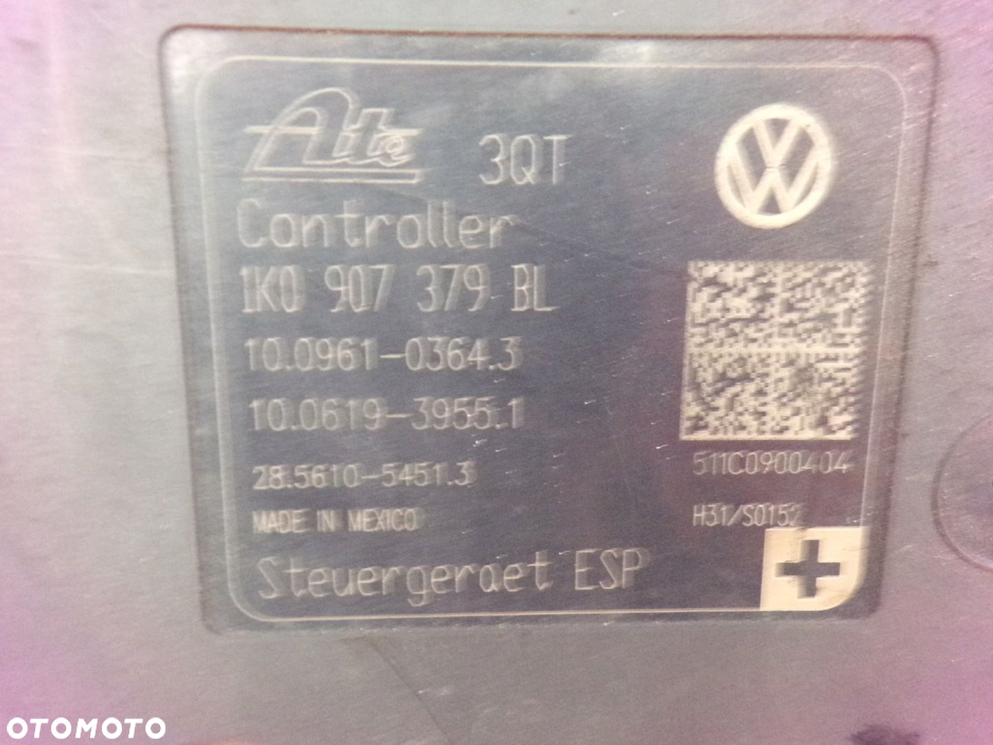 POMPA ABS 1K0614517DR VW JETTA 5C6 VI 1.6 TDI 11R - 2