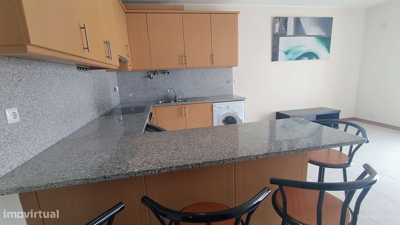 T1 - Equipado e mobilado - Terraço privado - Grande imagem: 3/8