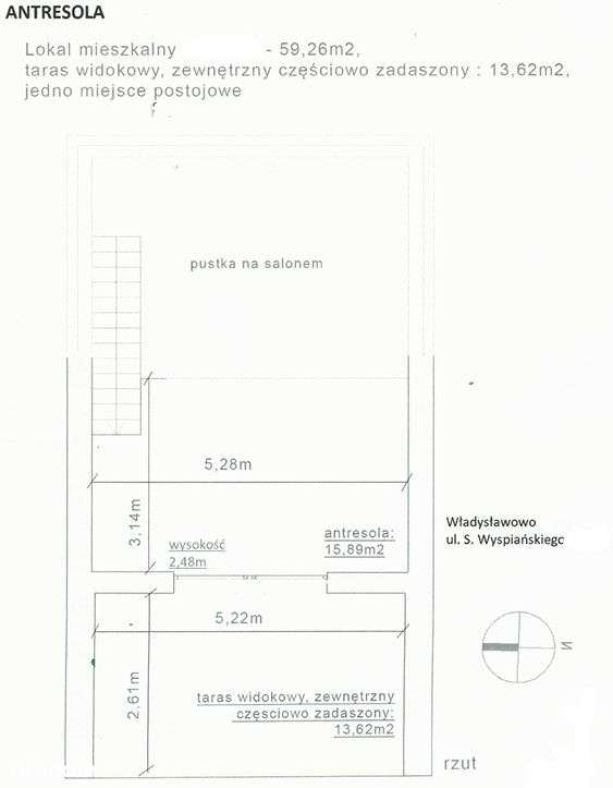 Apartament z tarasem na dachu - stan deweloperski - Pełny obrazek: 4/20