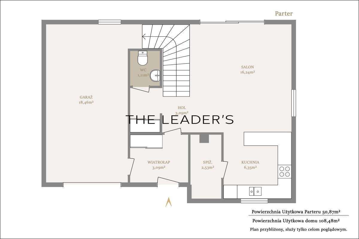 Dom wolnostojący I 5 pokoi I Garaż w bryle budynku-3