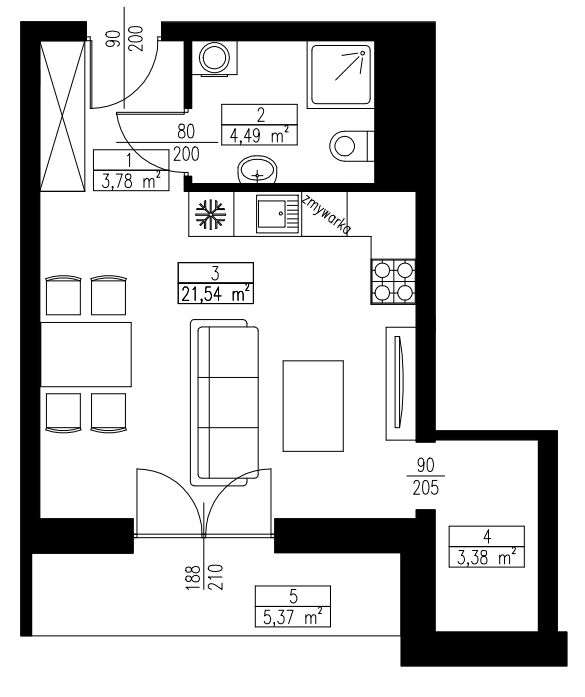 Mieszkanie, apartament, M2, Żory  M1 - Pełny obrazek: 4/11