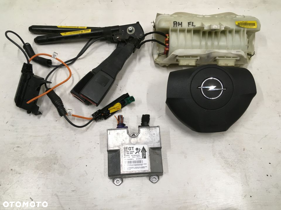 konsola airbag napinacze komplet OPEL ASTRA H III - 4