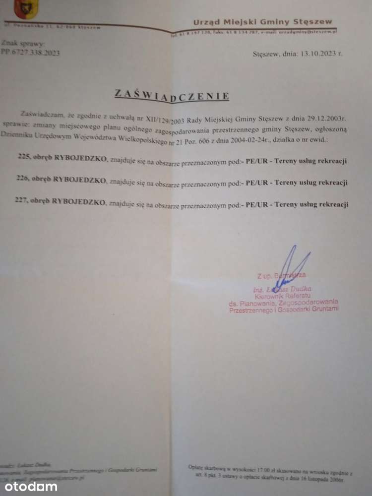 Pięknie położona działka, las, jezioro-Rybojedzko-3