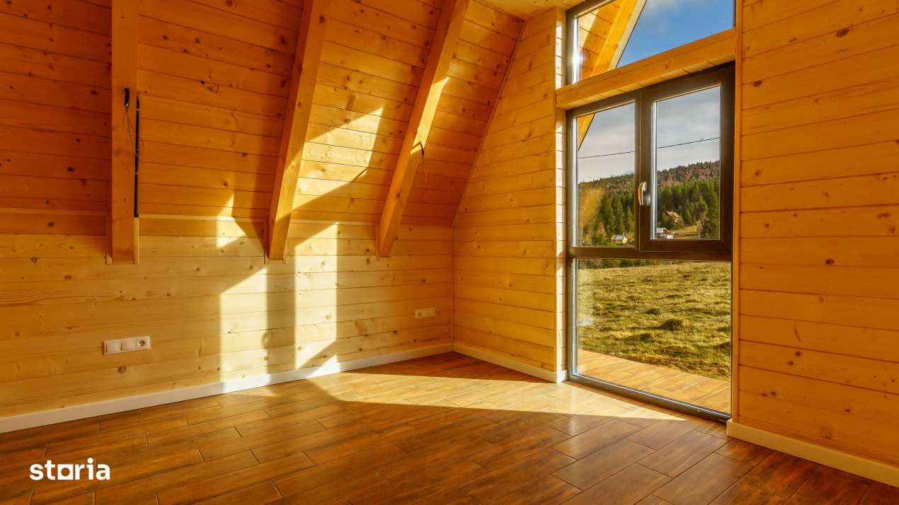 Cabana A-Frame, finisata, Smida-6