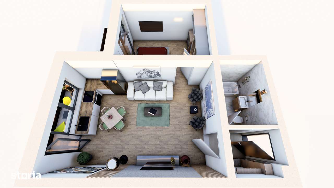 Apartament 46mp, 75 440€, parcare inclusa, Subcetate City2,Dezvoltator-11