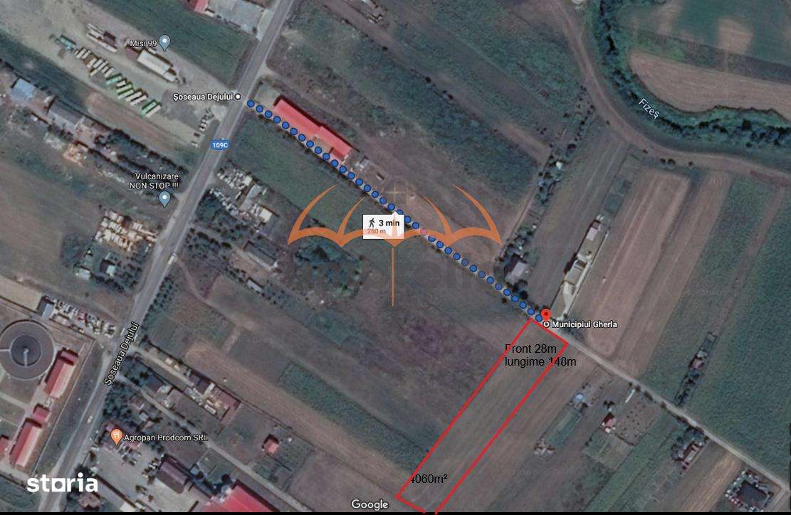 Teren de vanzare in  Gherla, Strada Dejului 4.060 mp - Imagine principală: 2/6
