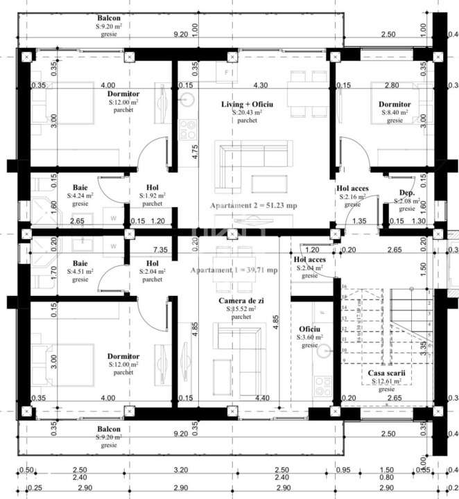 Apartament 3 camere| 52 mp | zona Ampoi III - Imagine principală: 3/3