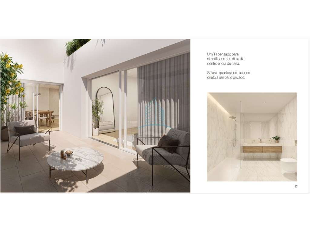 T2 com Varanda 25m2-23