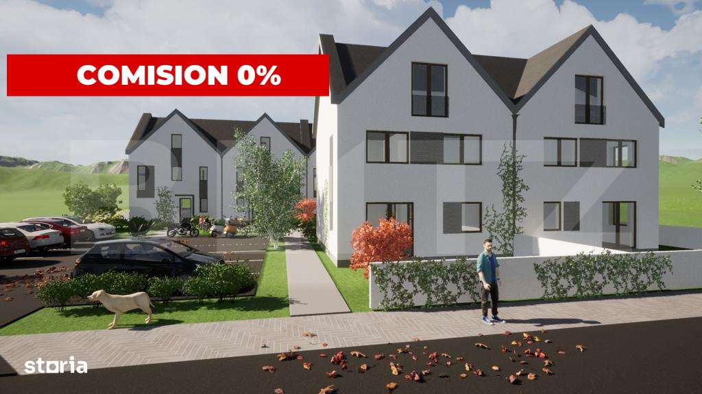 Casa tip duplex 4 camere 130mp utili, complex rezidential nou, in Trac - Imagine principală: 1/14