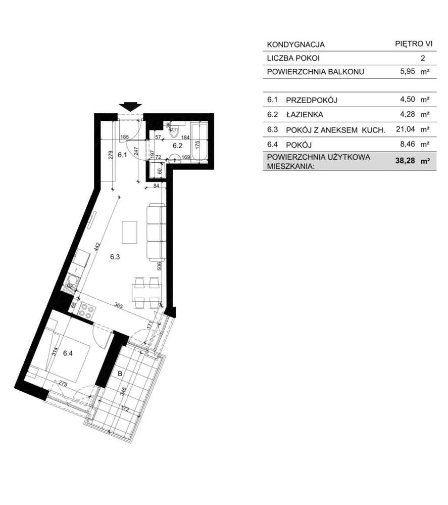 Zakrzówek-Gotowe 2 pokoje-Ostatnie piętro-7