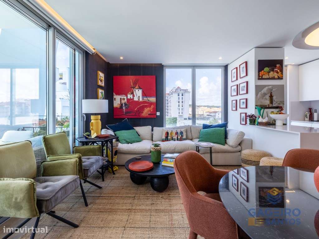 Apartamento T2 na Primeira Linha de Mar - Avenida Marginal, São Mar...-8