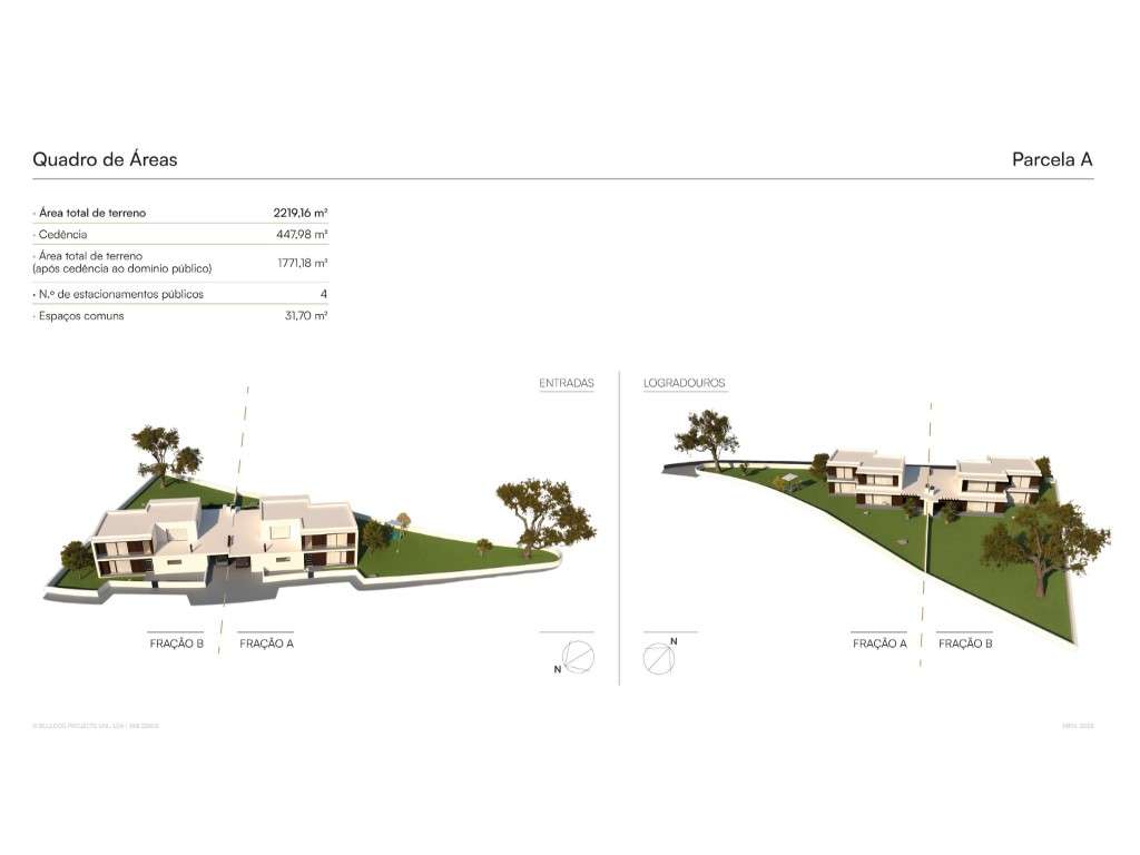 Parcela A | Terreno com projeto para Moradias T5 - Grande imagem: 4/20
