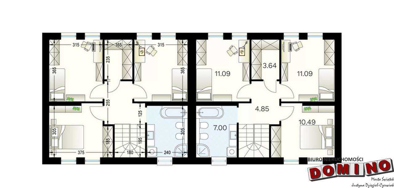 Apartament dwupoziomowy 97m, ogród 200m. Cena 599.000zł-5